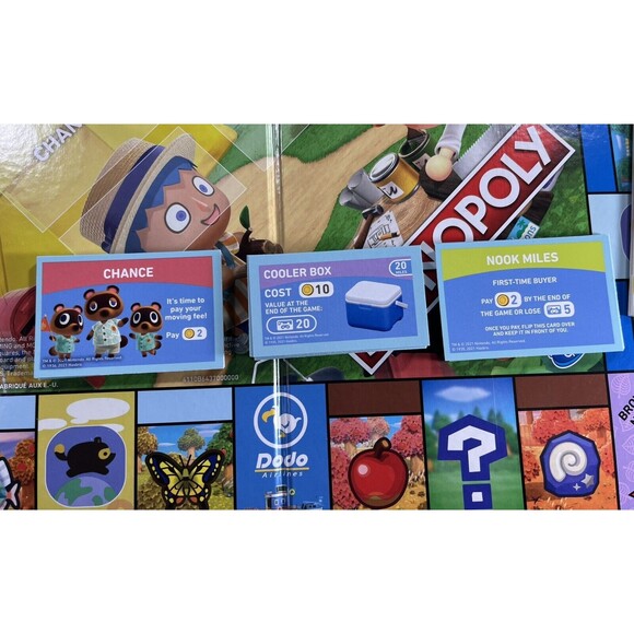 Monopoly Animal Crossing: New Horizons Edition Board Game Hasbro Gaming Complete - Picture 9 of 14